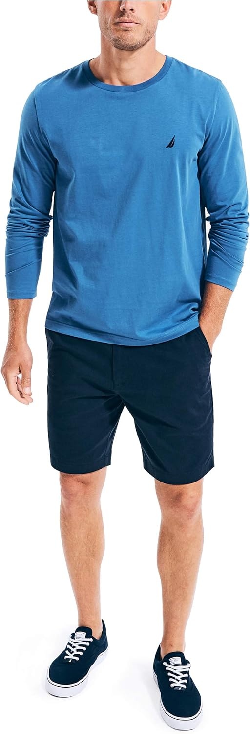 image:imageNautica Mens JClass Logo Long Sleeve TShirtDelft