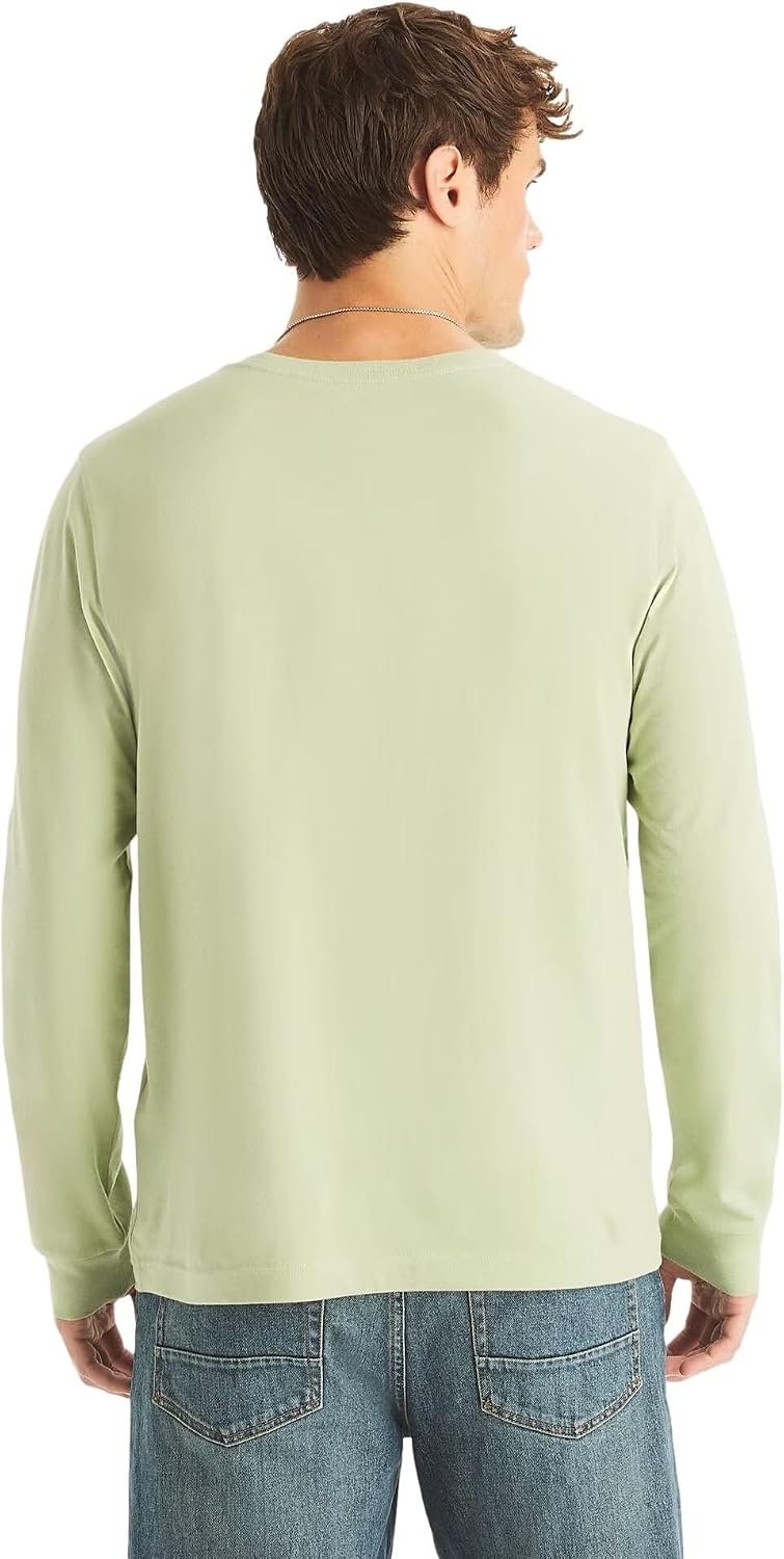 image:imageNautica Mens JClass Logo Long Sleeve TShirtDelta Moss