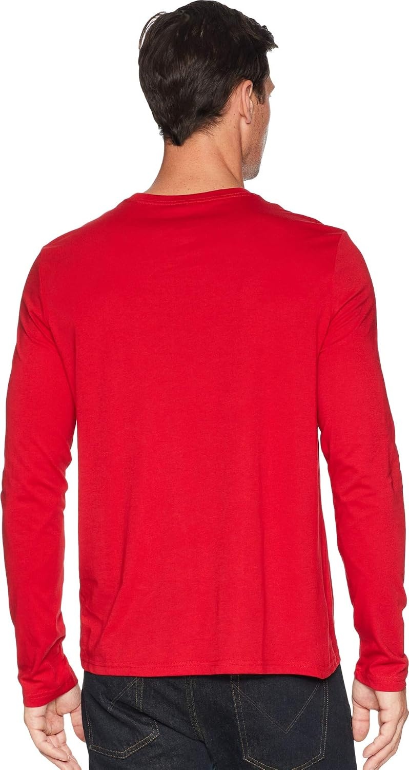image:imageNautica Mens JClass Logo Long Sleeve TShirtNautica Red