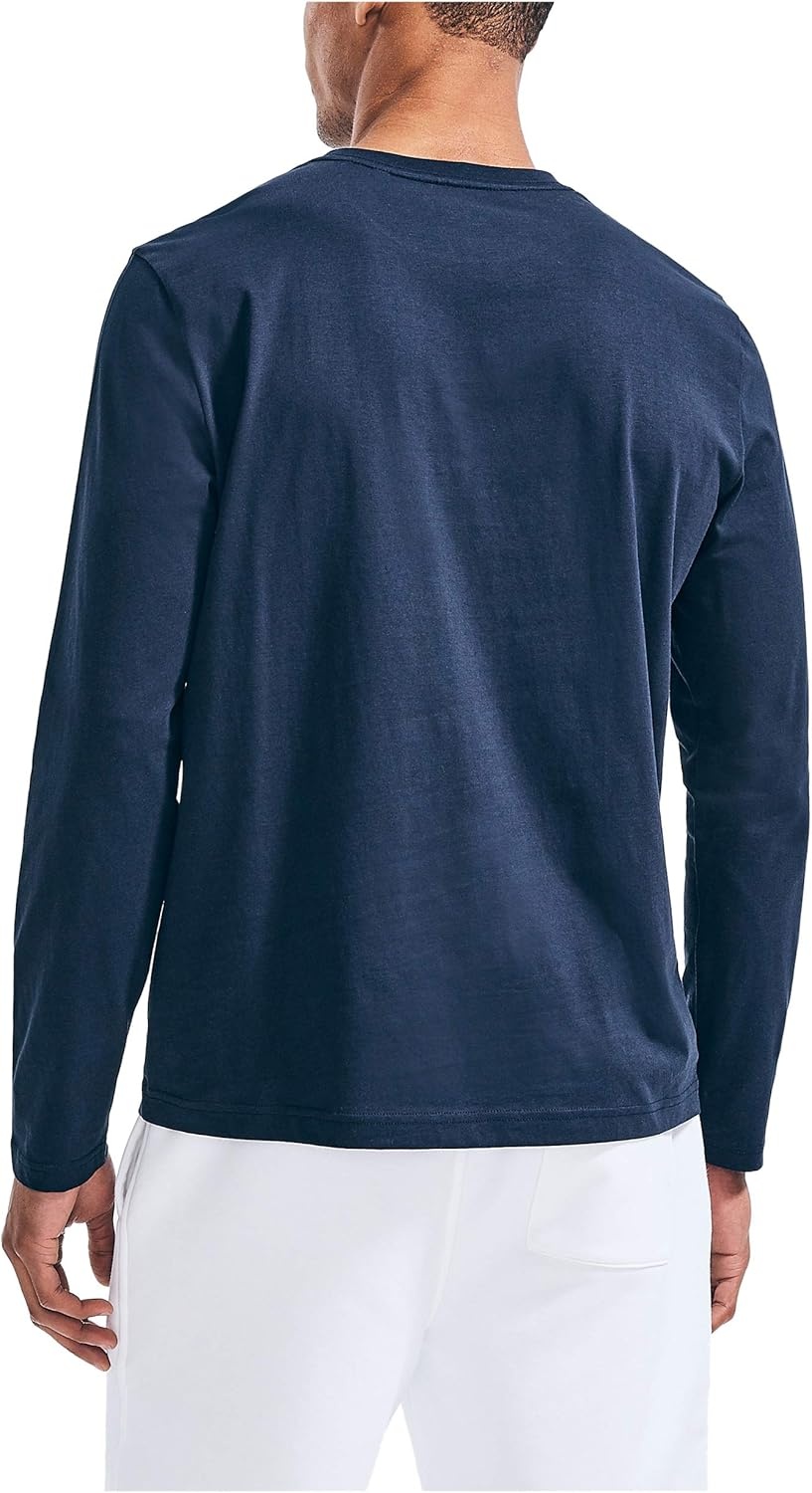 image:imageNautica Mens JClass Logo Long Sleeve TShirtNew Navy