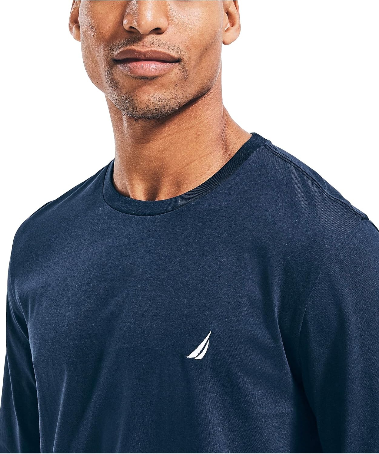 image:imageNautica Mens JClass Logo Long Sleeve TShirtNew Navy