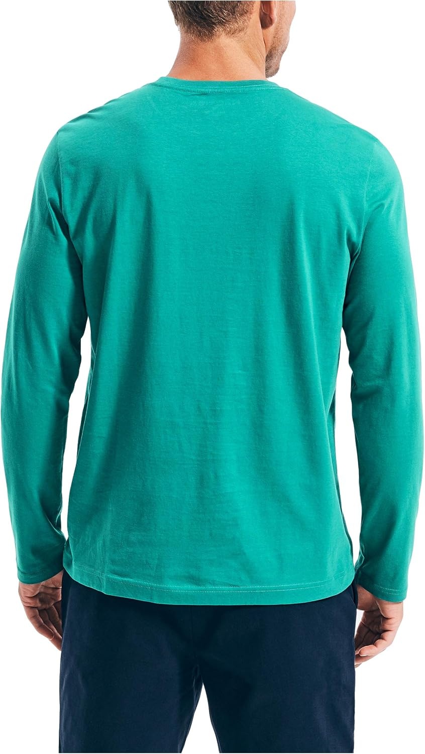 image:imageNautica Mens JClass Logo Long Sleeve TShirtParasail Green