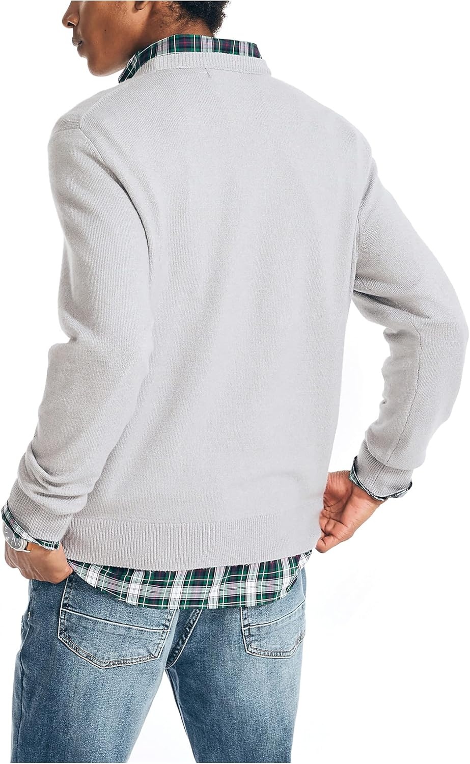 image:imageNautica Mens JClass Logo Long Sleeve TShirtSharkfin Grey