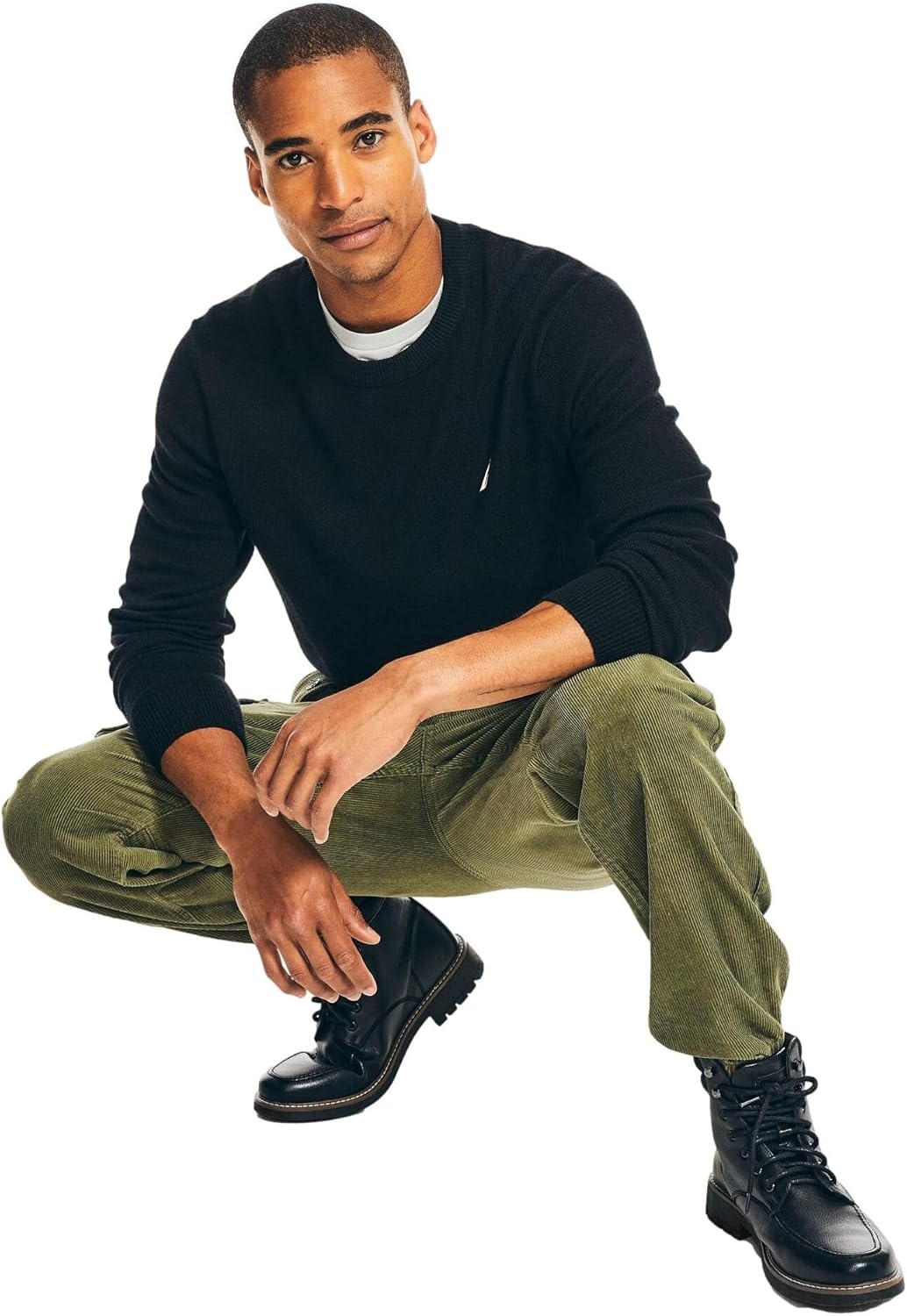 image:imageNautica Mens JClass Logo Long Sleeve TShirtTrueblack