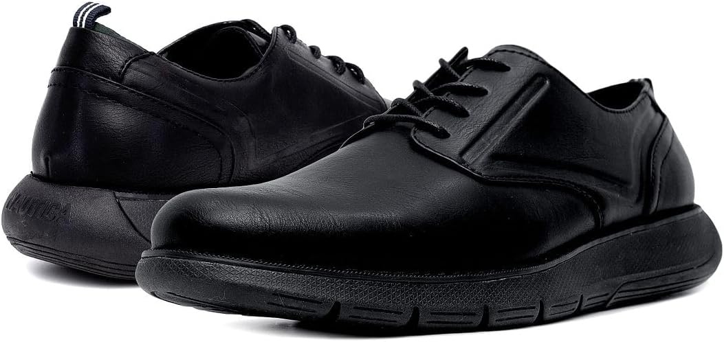 image:imageNautica Mens Knit Dress Oxford Dress Sneakers Breathable Stylish Lightweight amp Comfortable Ideal for Business or WalkingBlack Blackajax
