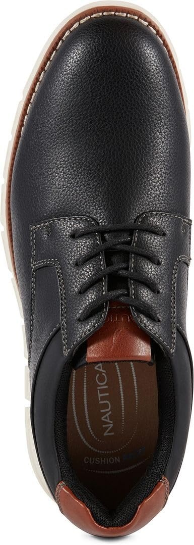image:imageNautica Mens Knit Dress Oxford Dress Sneakers Breathable Stylish Lightweight amp Comfortable Ideal for Business or WalkingBlackeliam