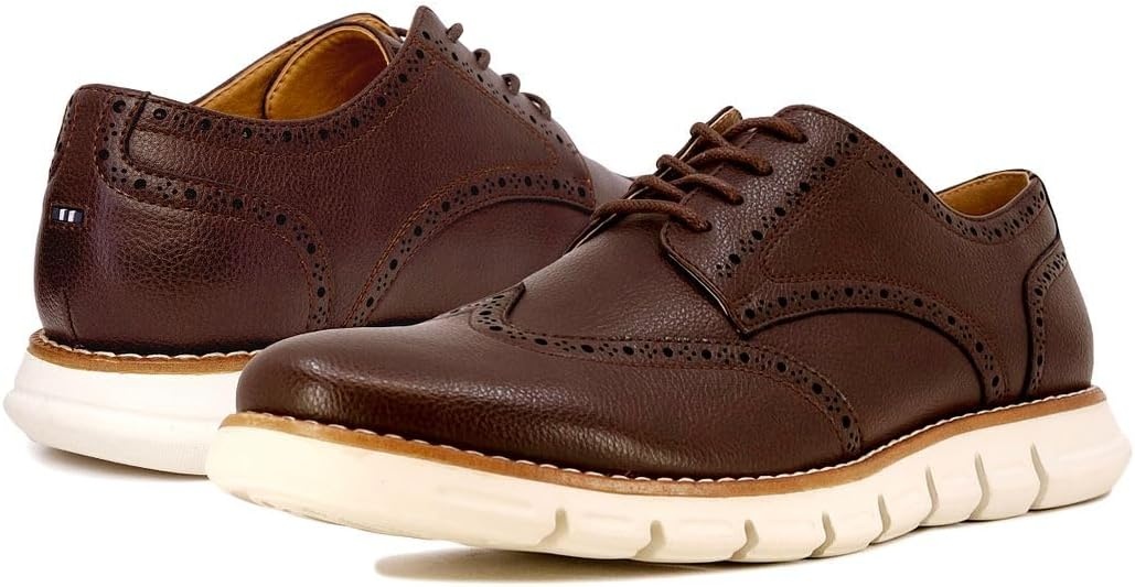 image:imageNautica Mens Knit Dress Oxford Dress Sneakers Breathable Stylish Lightweight amp Comfortable Ideal for Business or WalkingBrown Pebbled
