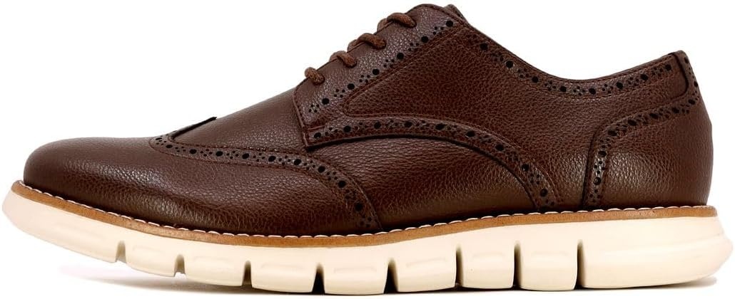 image:imageNautica Mens Knit Dress Oxford Dress Sneakers Breathable Stylish Lightweight amp Comfortable Ideal for Business or WalkingBrown Pebbled