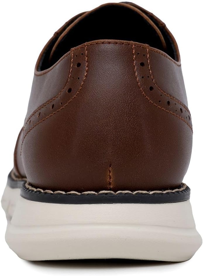 image:imageNautica Mens Knit Dress Oxford Dress Sneakers Breathable Stylish Lightweight amp Comfortable Ideal for Business or WalkingBrown Smooth