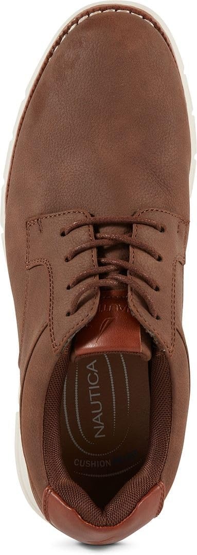 image:imageNautica Mens Knit Dress Oxford Dress Sneakers Breathable Stylish Lightweight amp Comfortable Ideal for Business or WalkingBrowneliam