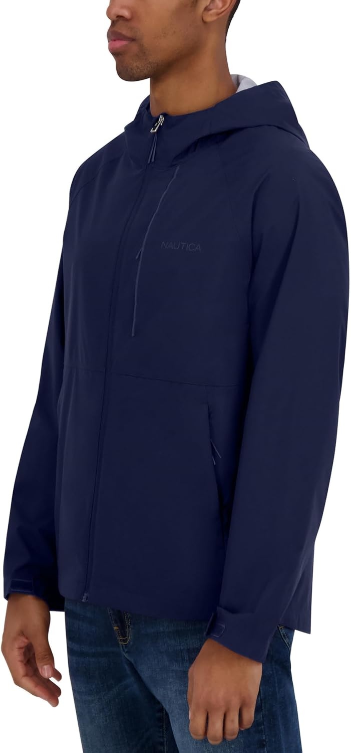 image:imageNautica Mens Lightweight Sailing Jacket Waterproof amp Windproof BreathableNavy
