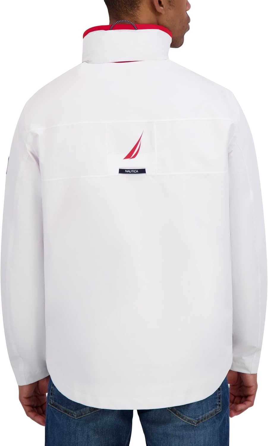 image:imageNautica Mens Lightweight Sailing Jacket Waterproof amp Windproof BreathableSnow