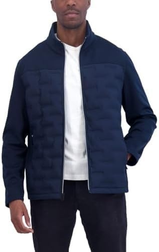 image:imageNautica Mens Lightweight Softshell Jacket Bonded Fleece Lining Regular Big amp Tall SizesBluenight