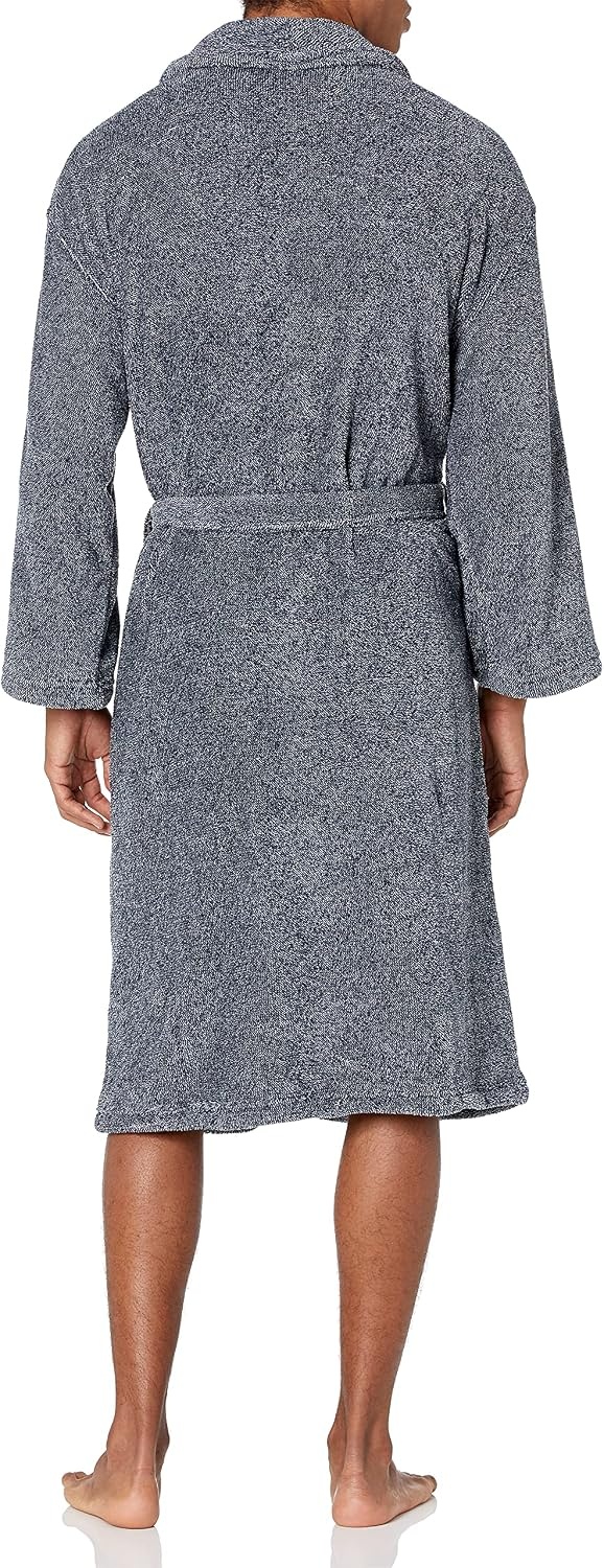 image:imageNautica Mens Long Sleeve Cozy Soft Plush Shawl Collar RobeNavy Kr06f7