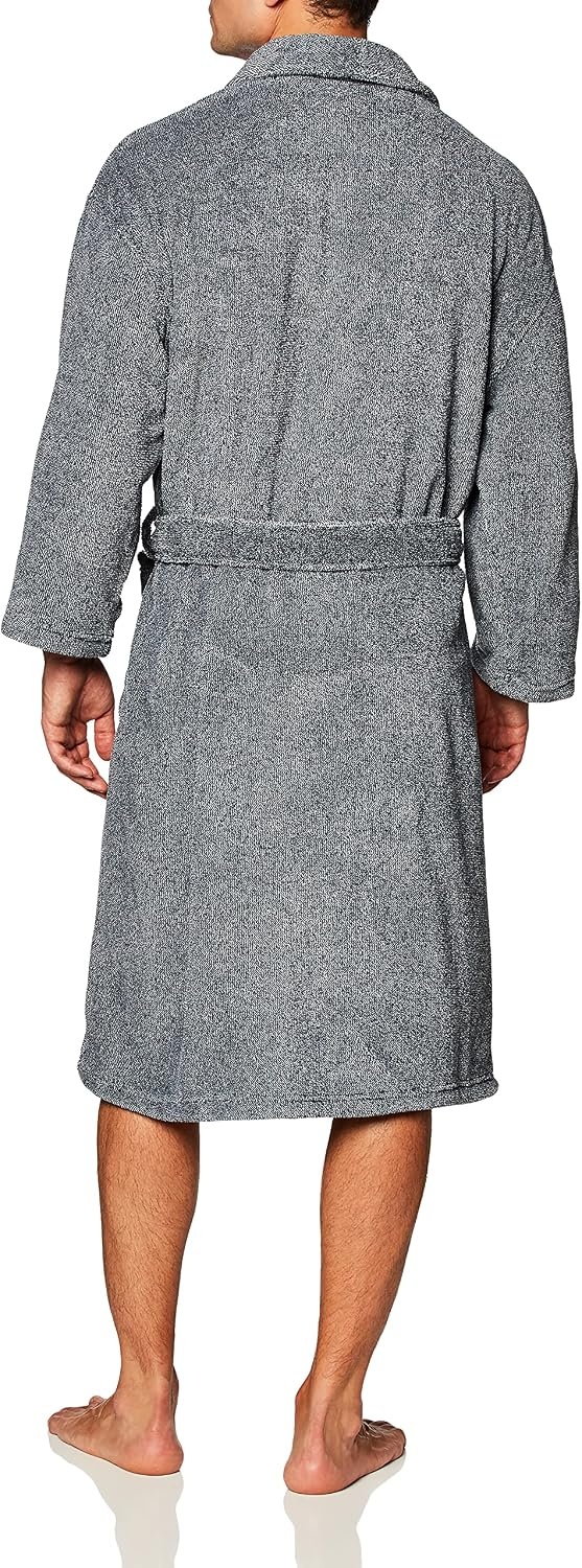 image:imageNautica Mens Long Sleeve Cozy Soft Plush Shawl Collar RobeNavy Kr06f7