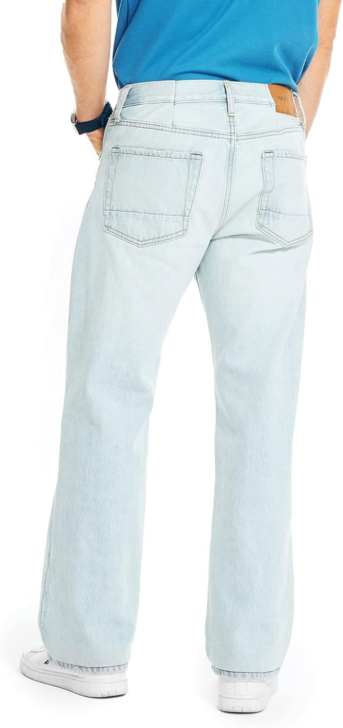 image:imageNautica Mens Loose Fit DenimOcean Shallows Wash