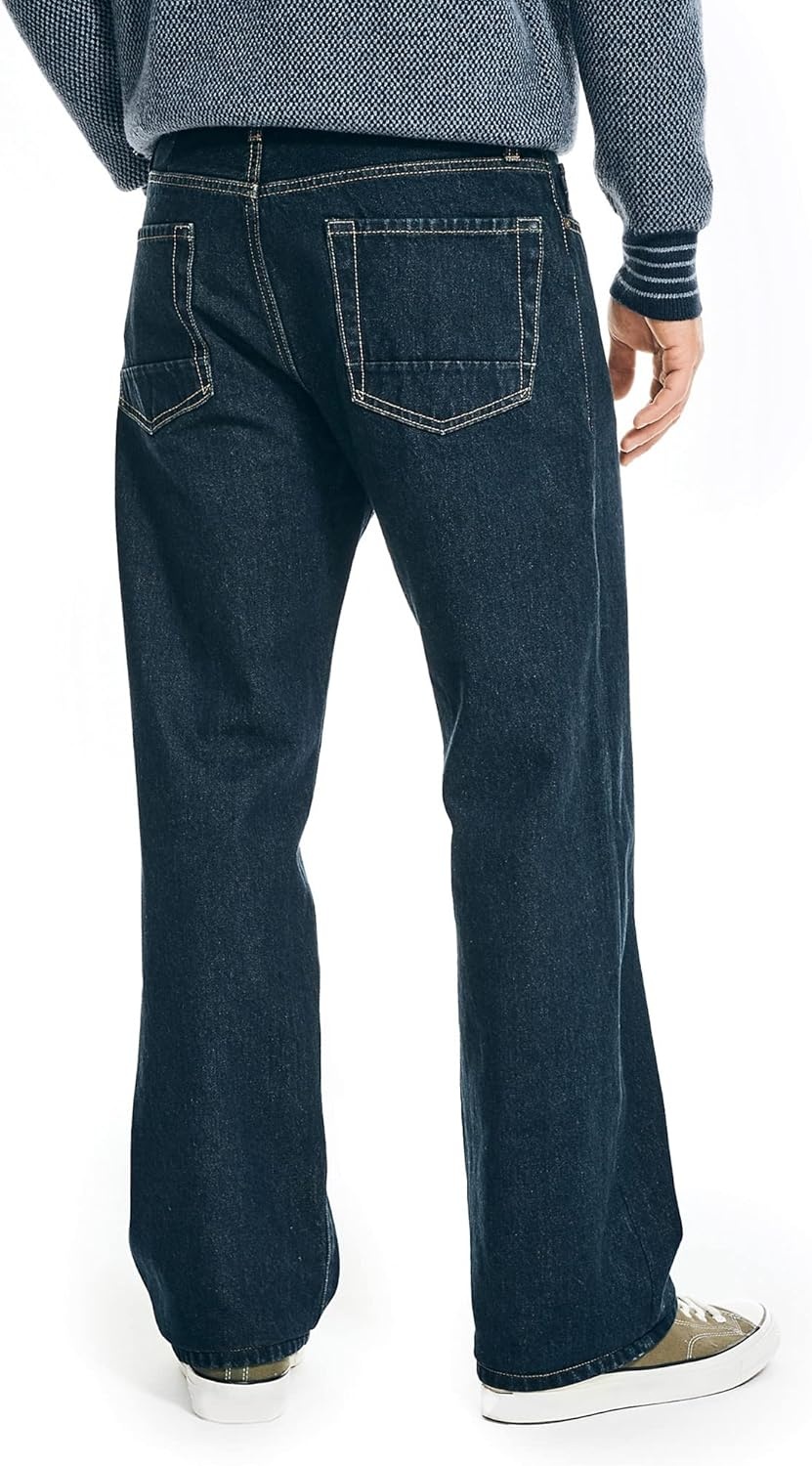 image:imageNautica Mens Loose Fit DenimPure Ocean Wash