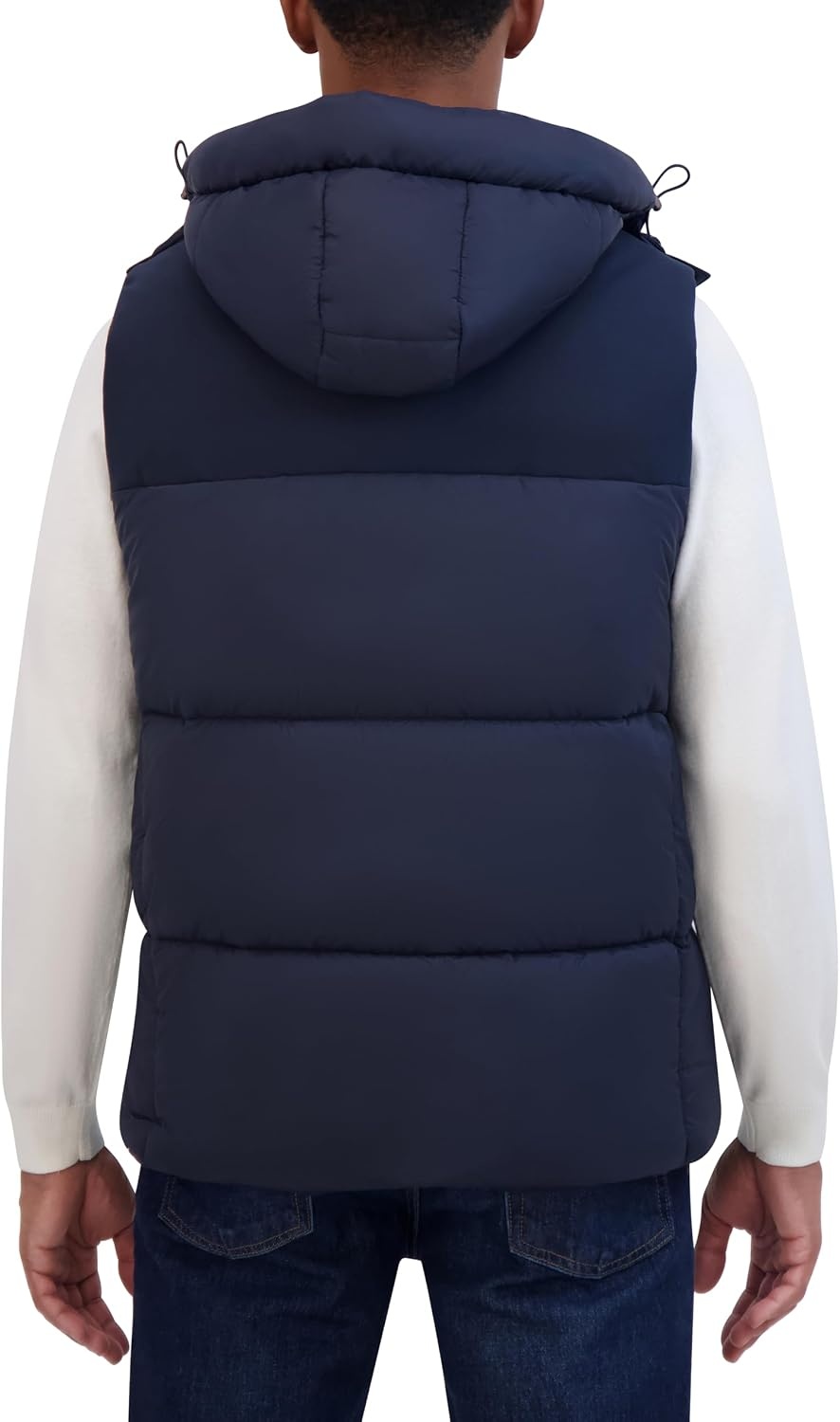 image:imageNautica Mens Mixed Sheen Quilted VestNavy