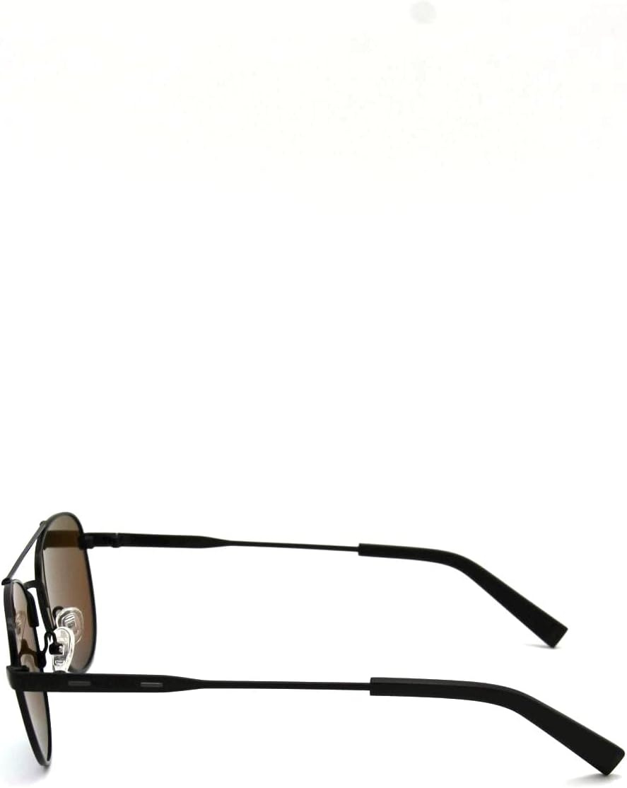 image:imageNautica Mens N4641sp Round SunglassesMatte BlackGreen Mirror Polarized