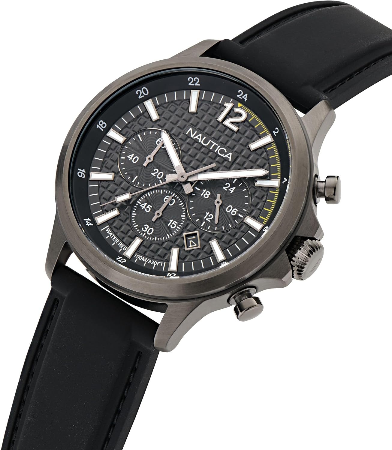 image:imageNautica Mens NCT Blue Ocean Chronograph WatchBlackBlackGray
