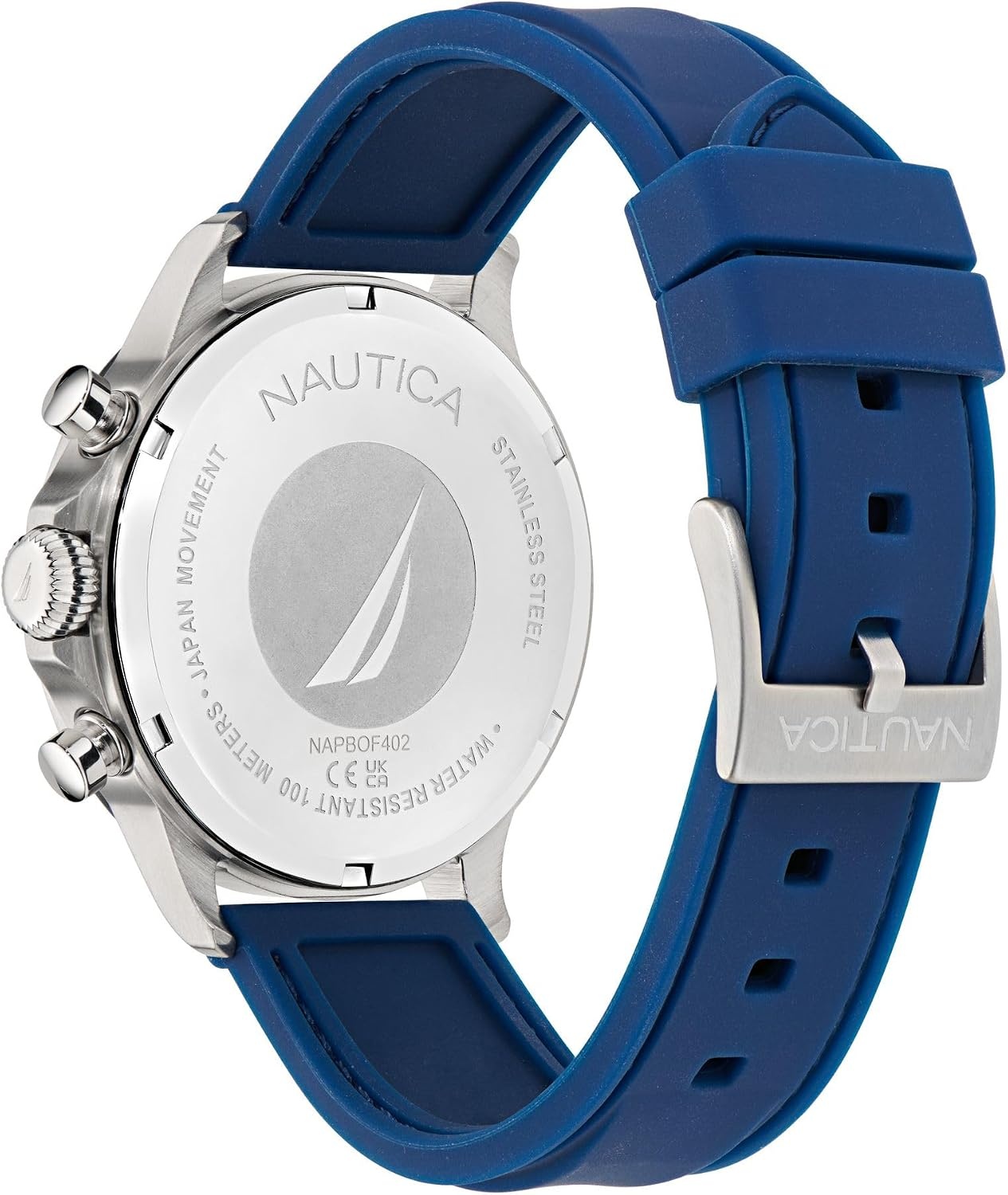 image:imageNautica Mens NCT Blue Ocean Chronograph WatchBlueBlueSilver