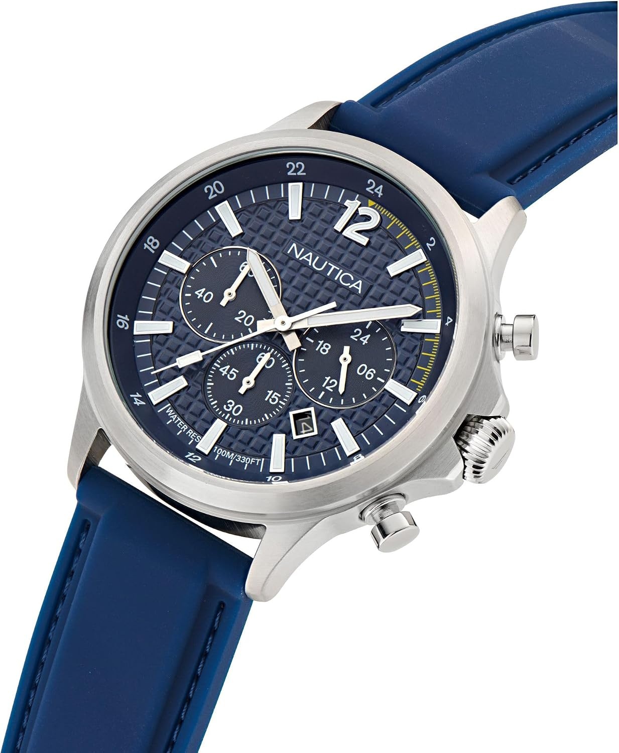 image:imageNautica Mens NCT Blue Ocean Chronograph WatchBlueBlueSilver