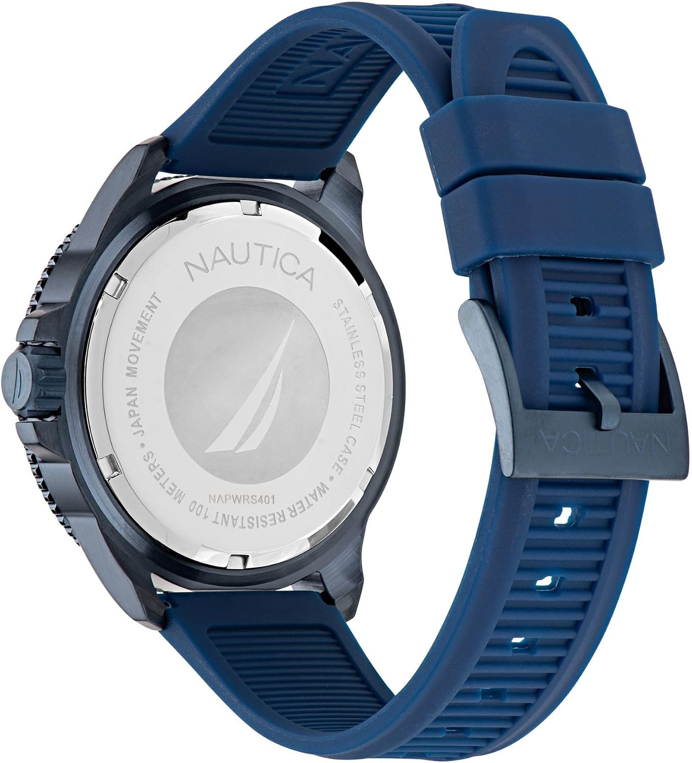 image:imageNautica Mens NCT Windrose 46mm WatchBlueBlackBlue