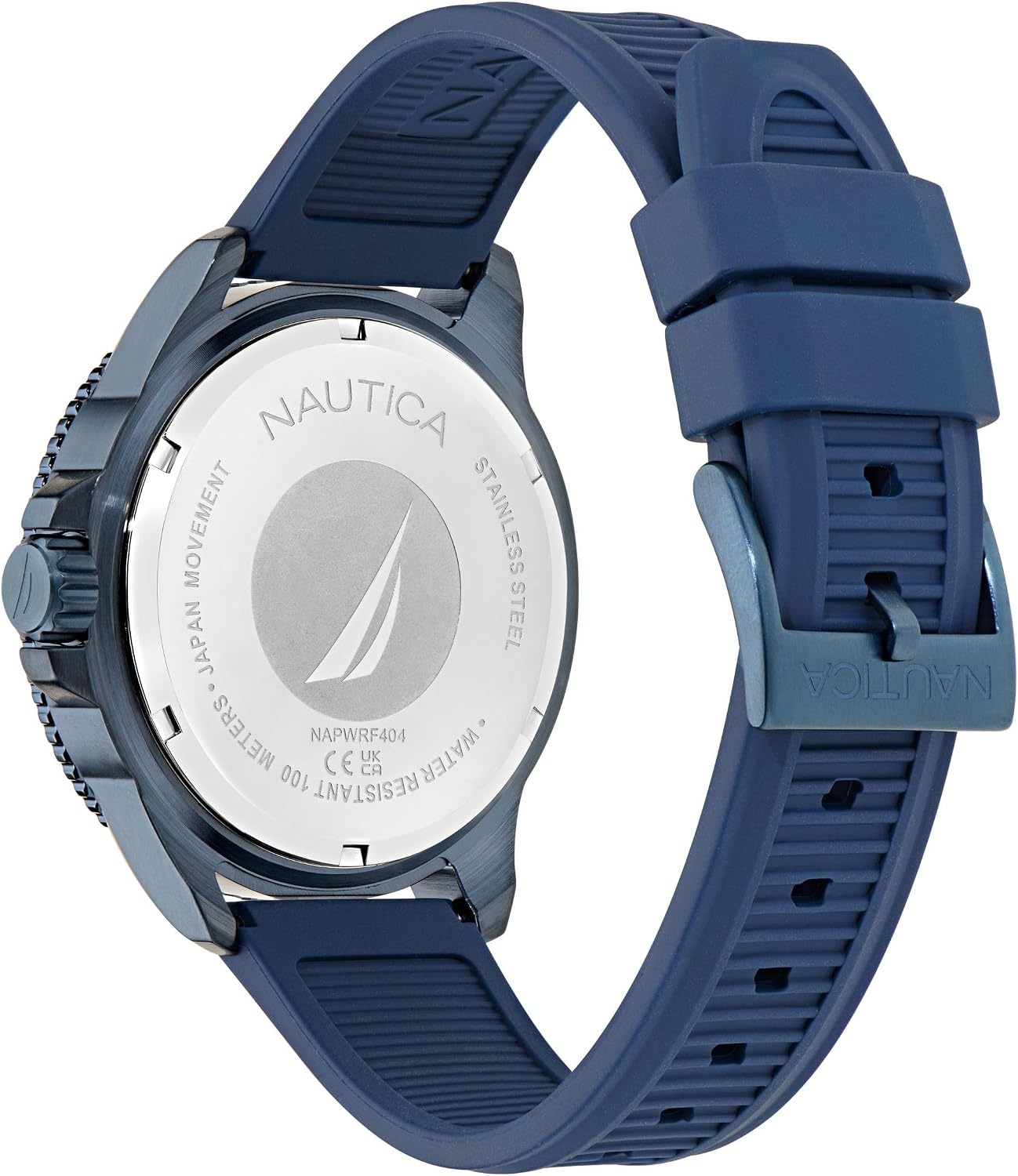 image:imageNautica Mens NCT Windrose 46mm WatchBlueRedBlueBlue