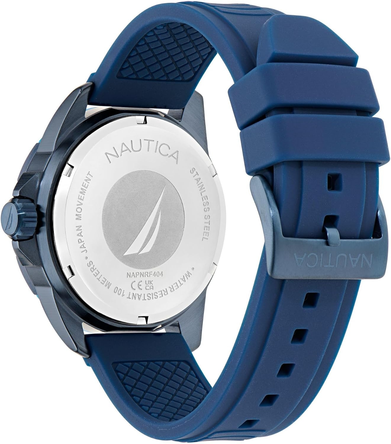 image:imageNautica Mens NSR Silicone WatchBlueBlueBlue