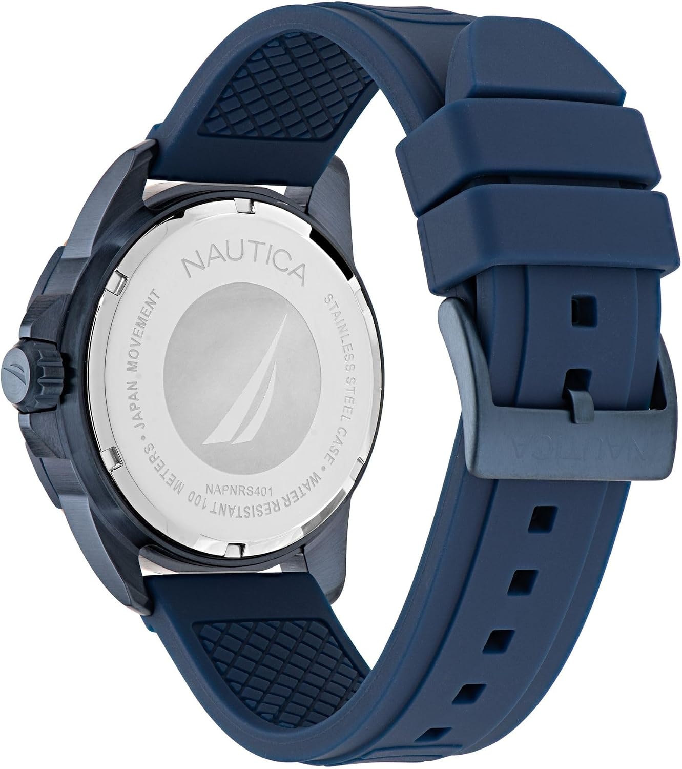 image:imageNautica Mens NSR Silicone WatchNavyBlueNavy BlueNavyBlue