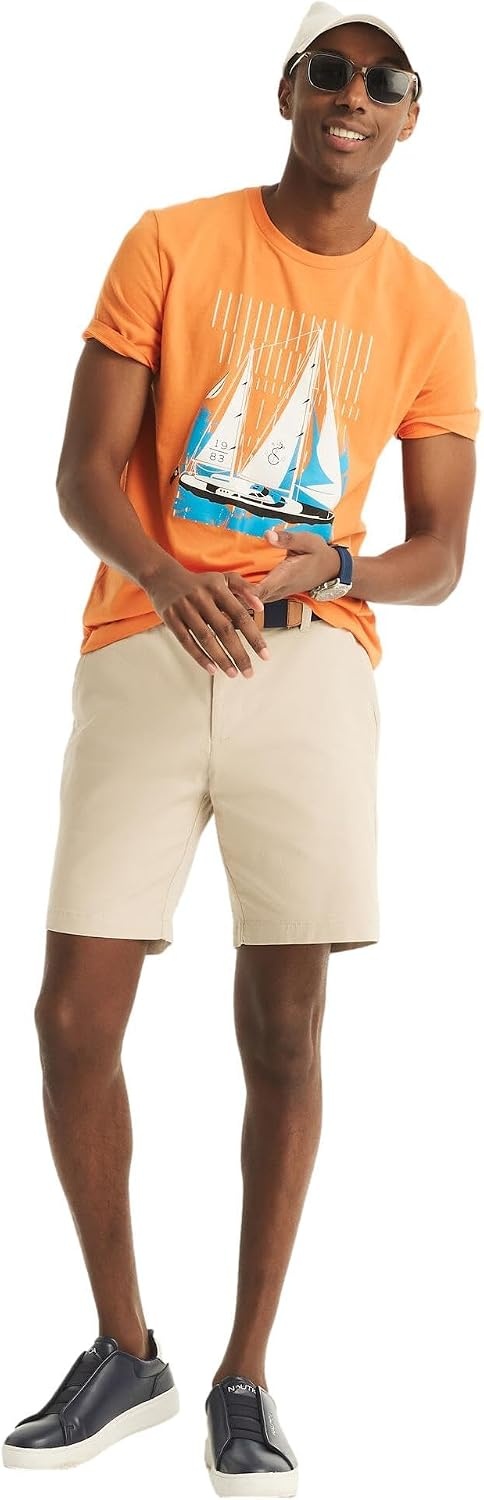 image:imageNautica Mens Nautica 85 Deck ShortBeige Stone