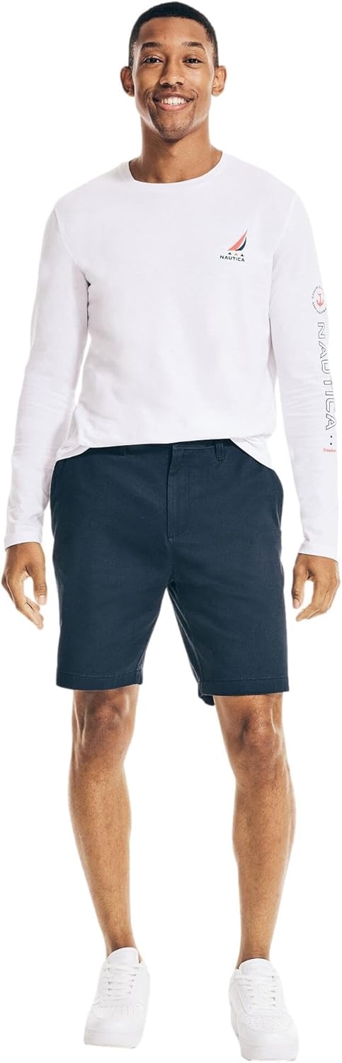image:imageNautica Mens Nautica 85 Deck ShortFrench Navy