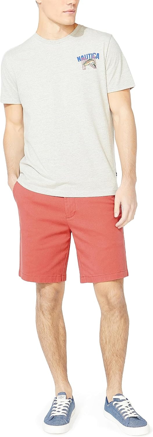image:imageNautica Mens Nautica 85 Deck ShortMineral Red