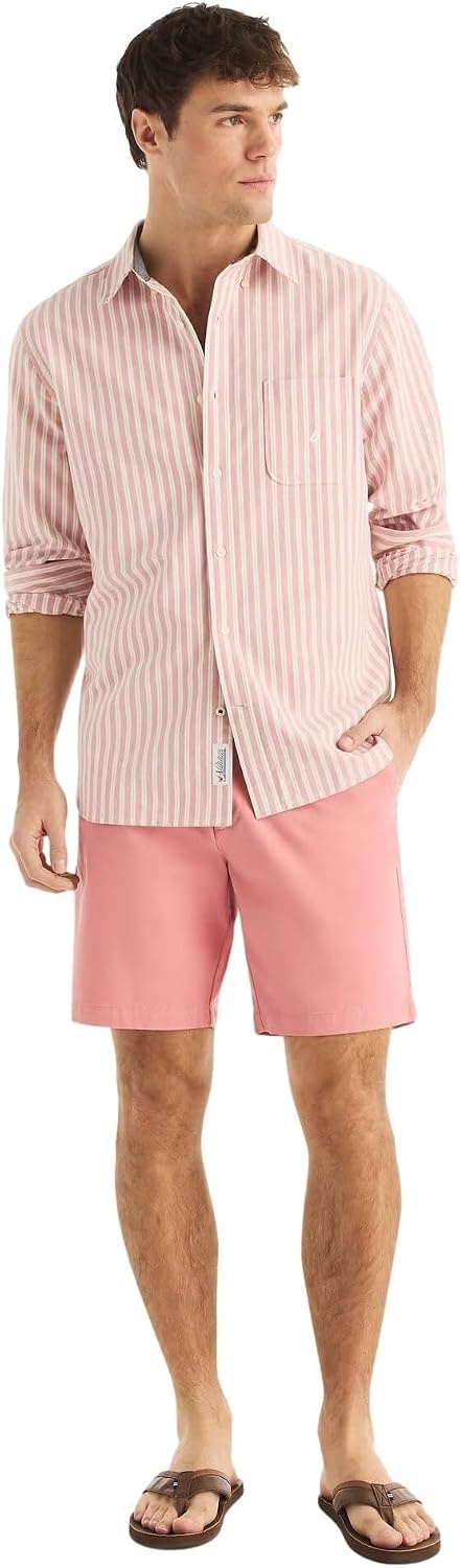 image:imageNautica Mens Nautica 85 Deck ShortPale Coral