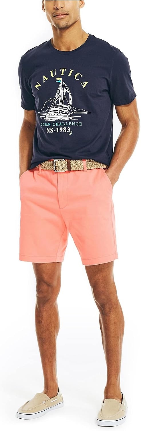 image:imageNautica Mens Nautica 85 Deck ShortSugar Coral