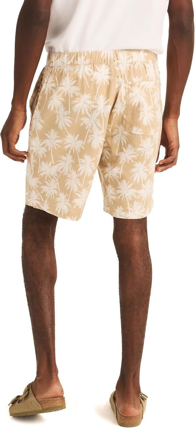 image:imageNautica Mens Nautica 85 Printed Linen Deck ShortTwill Chino