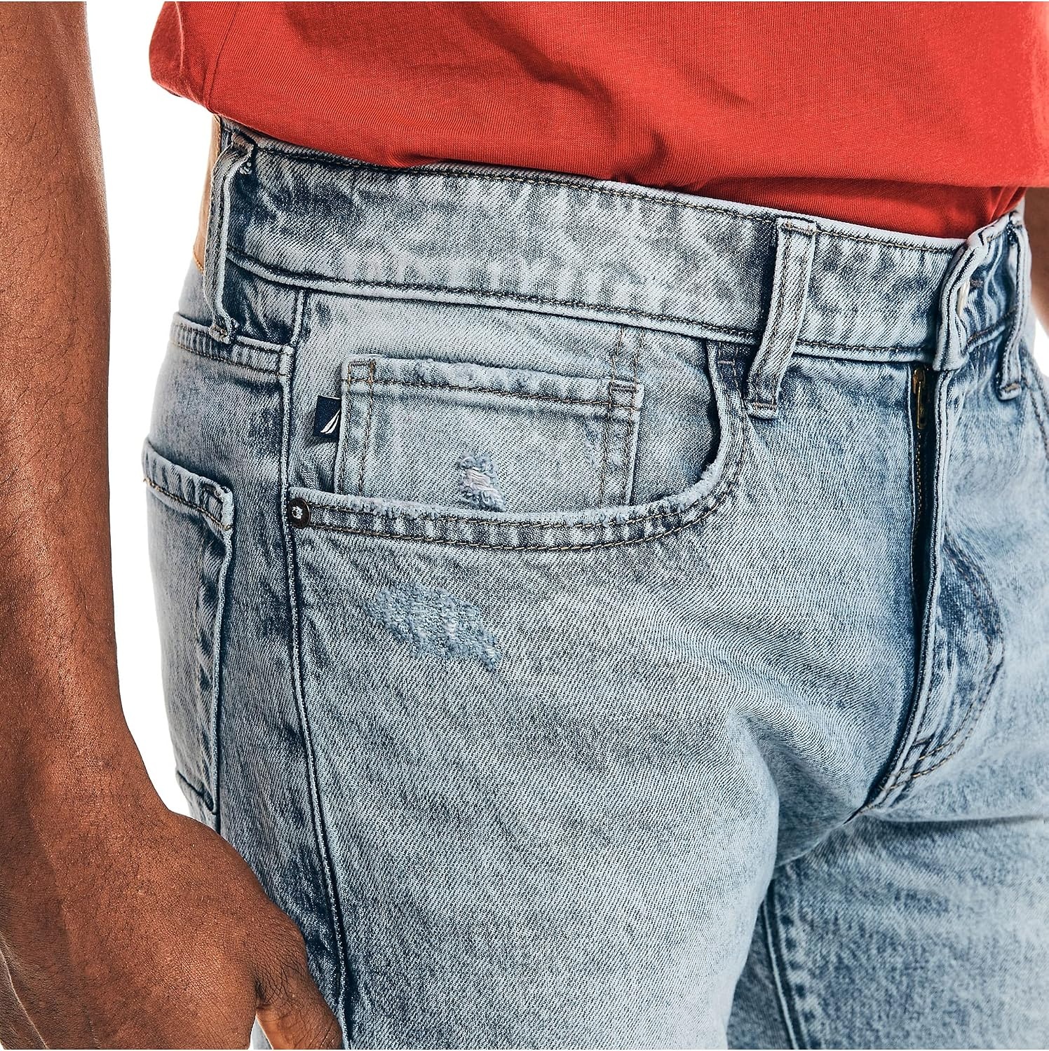 image:imageNautica Mens Nautica Athletic Slim Stretch DenimMisty Lake Shore Wash