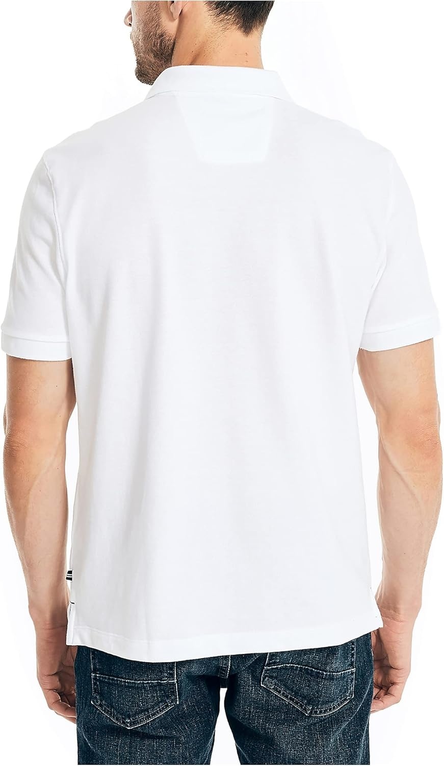 image:imageNautica Mens Nautica Classic Fit Deck PoloBright White