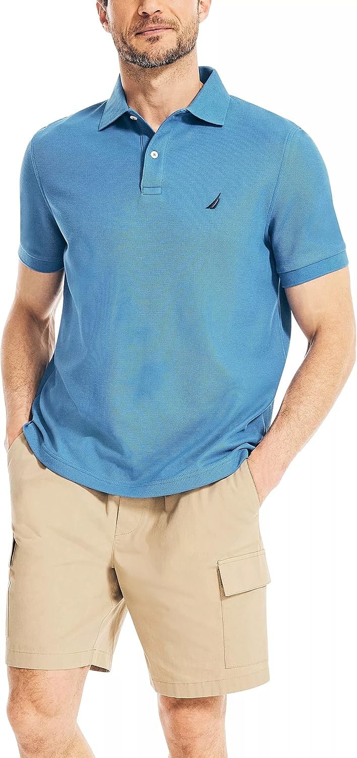 image:imageNautica Mens Nautica Classic Fit Deck PoloDelft
