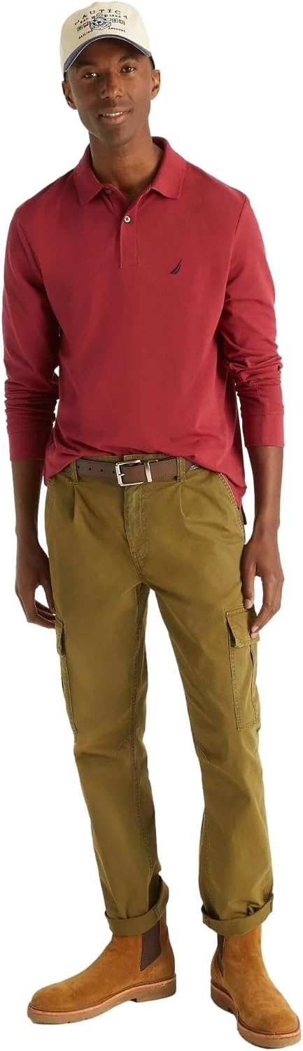 image:imageNautica Mens Nautica Classic Fit LongSleeve Deck PoloNautica Classic Fit LongSleeve Deck PoloAutumnberry