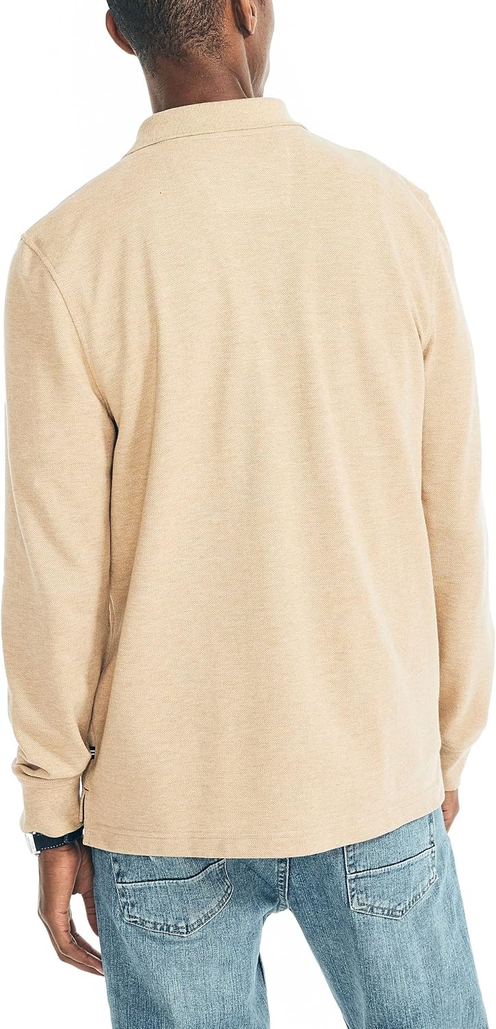 image:imageNautica Mens Nautica Classic Fit LongSleeve Deck PoloNautica Classic Fit LongSleeve Deck PoloCoastal Camel Heather