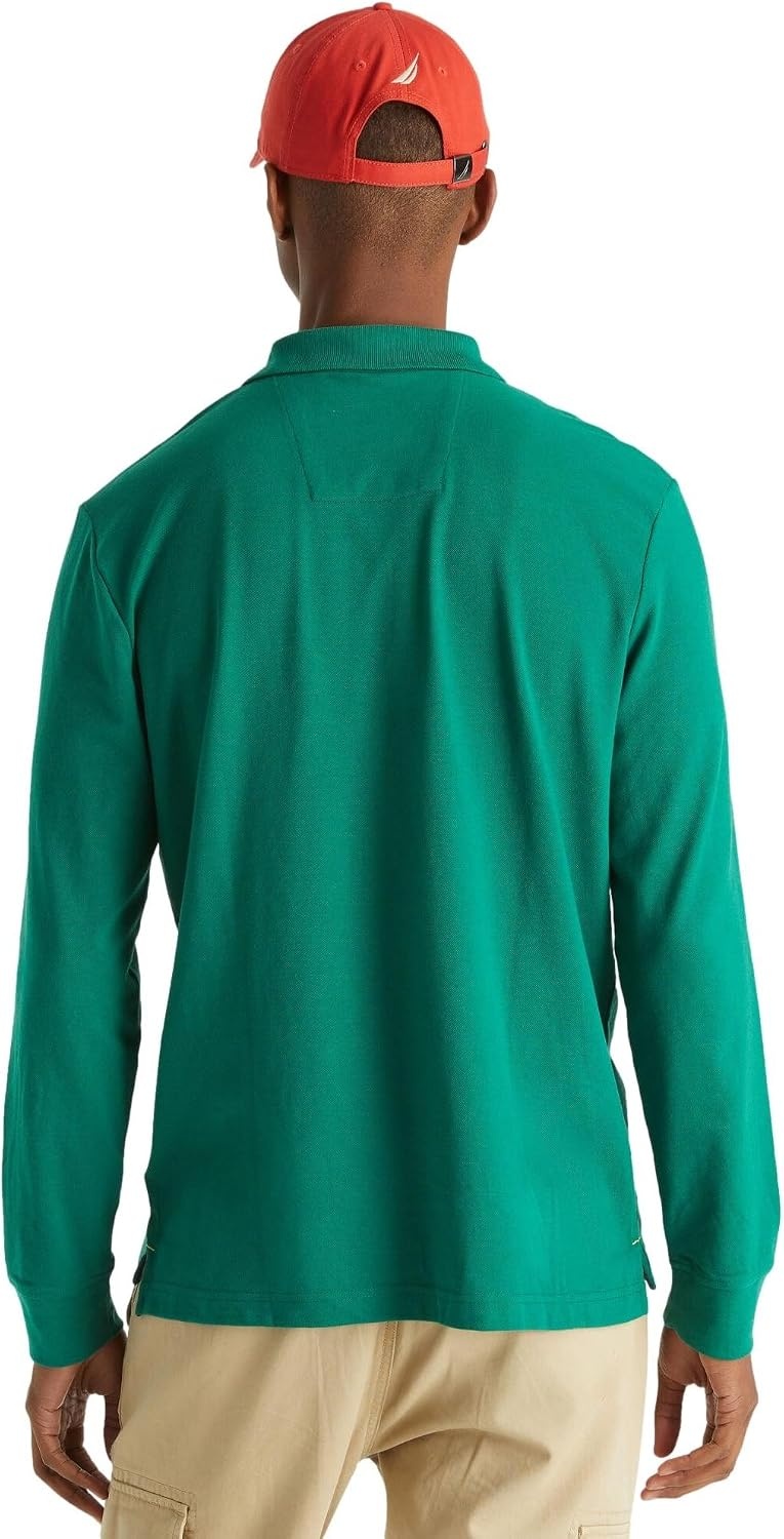 image:imageNautica Mens Nautica Classic Fit LongSleeve Deck PoloNautica Classic Fit LongSleeve Deck PoloGreenleaf