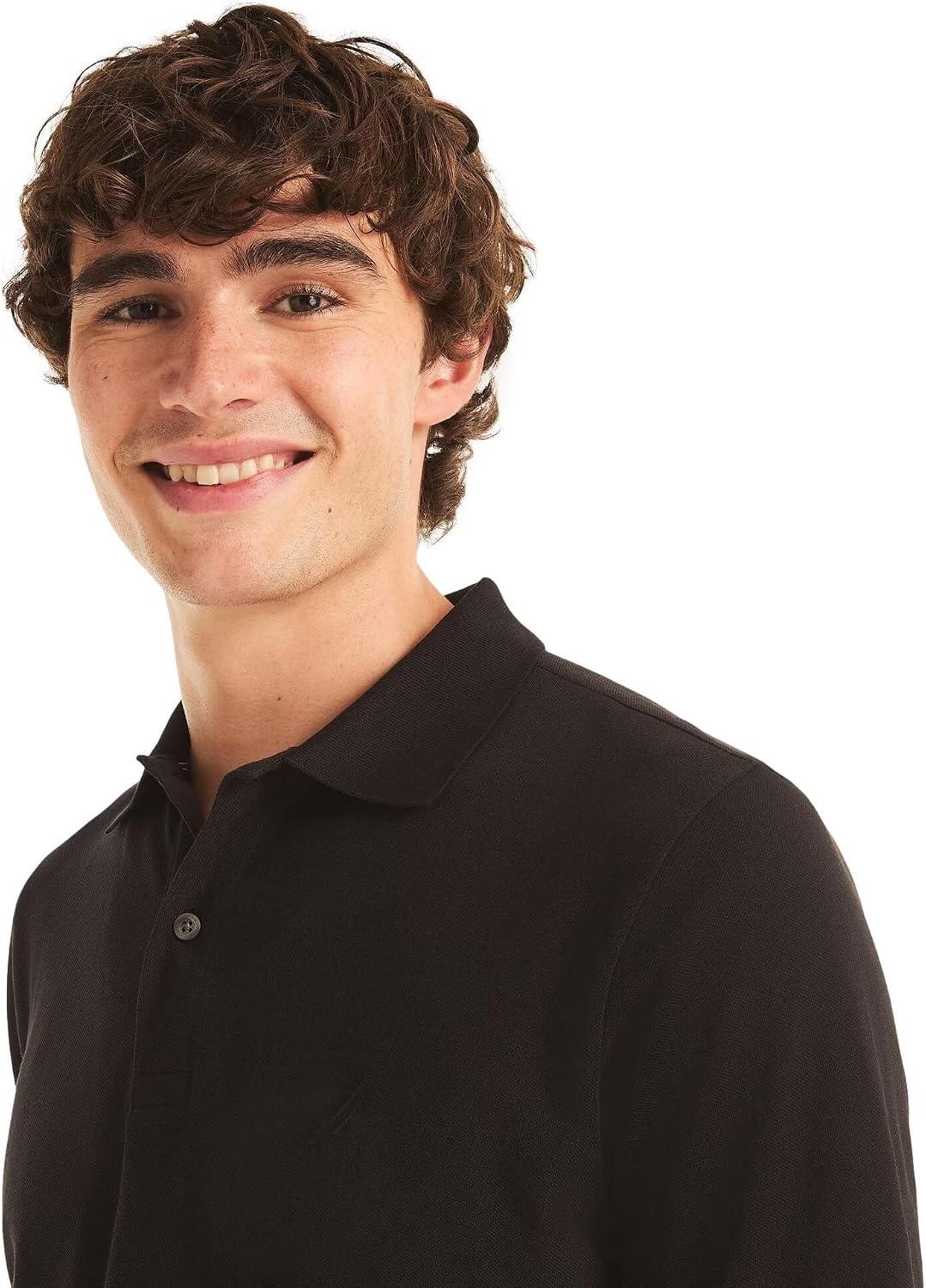 image:imageNautica Mens Nautica Classic Fit LongSleeve Deck PoloNautica Classic Fit LongSleeve Deck PoloLuxury Black