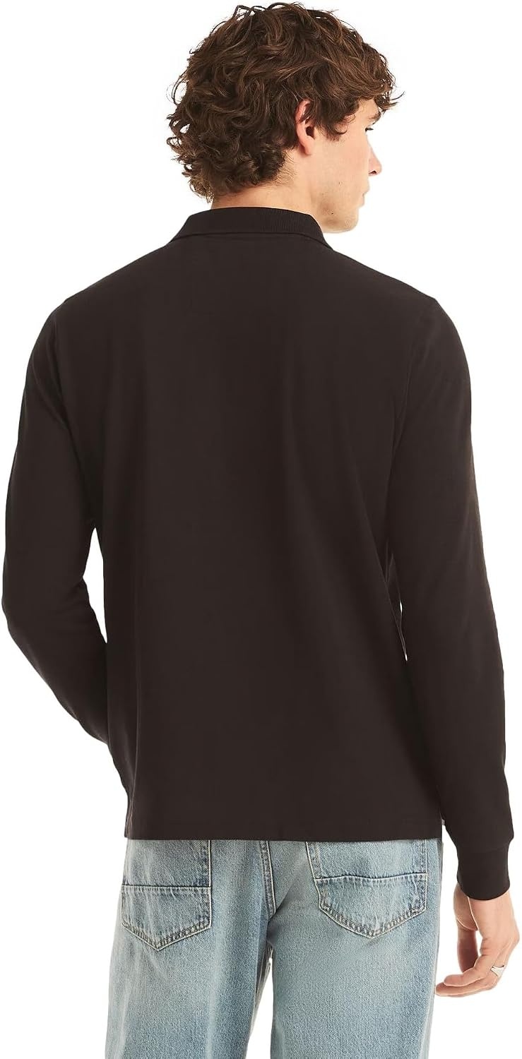 image:imageNautica Mens Nautica Classic Fit LongSleeve Deck PoloNautica Classic Fit LongSleeve Deck PoloLuxury Black