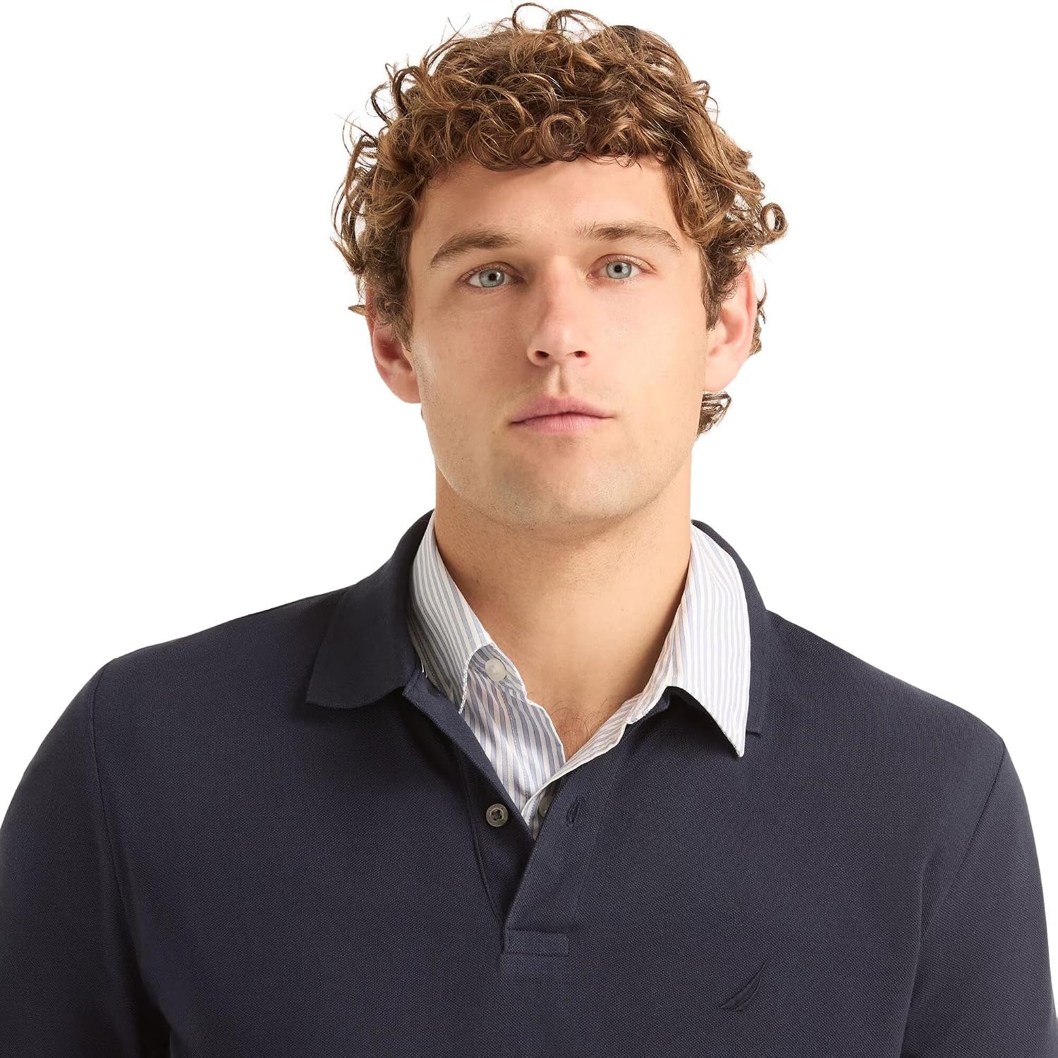 image:imageNautica Mens Nautica Classic Fit LongSleeve Deck PoloNautica Classic Fit LongSleeve Deck PoloNight Sky