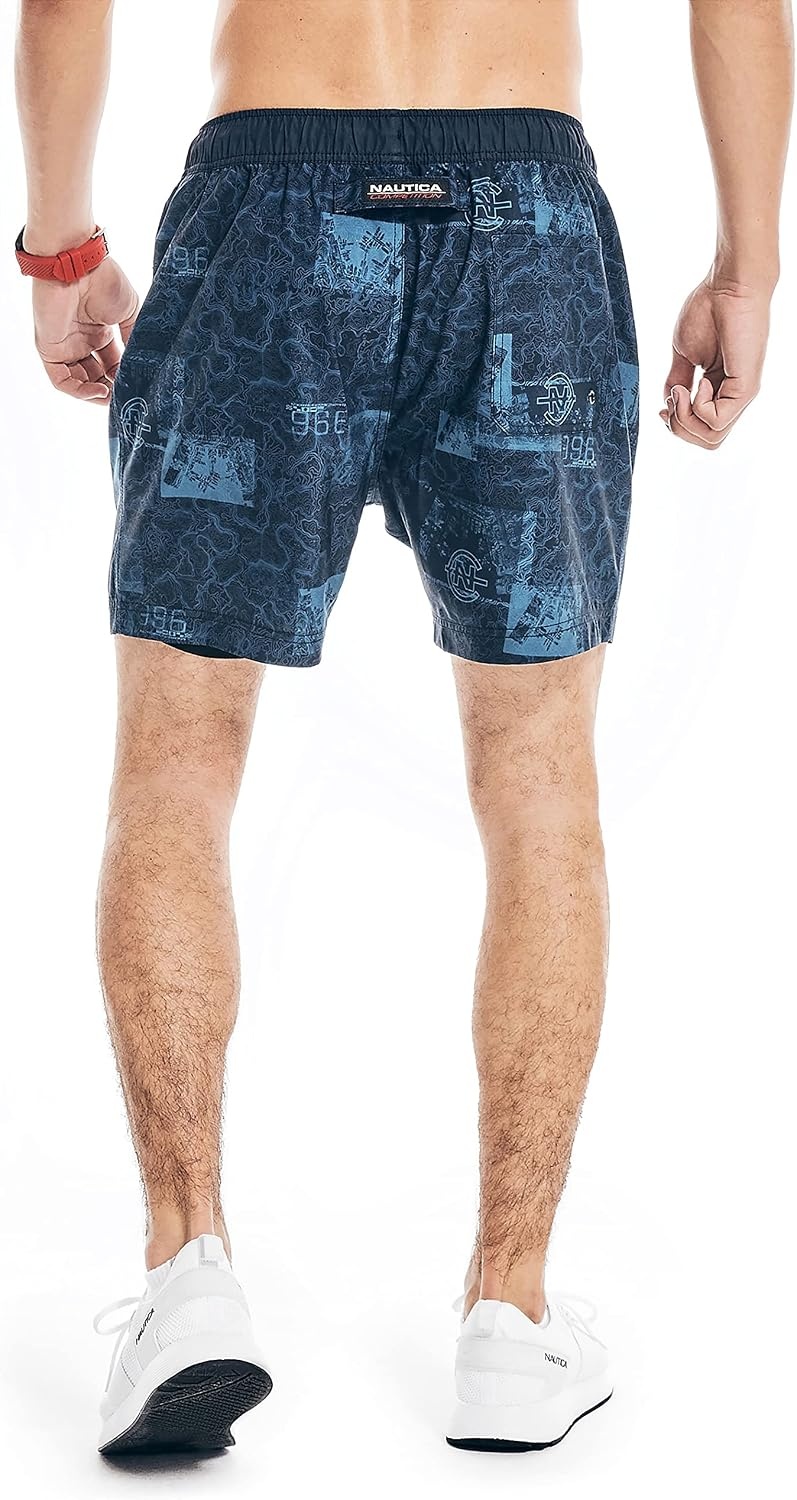 image:imageNautica Mens Nautica Competition Sustainably Crafted 6 Performance ShortNavy Multi
