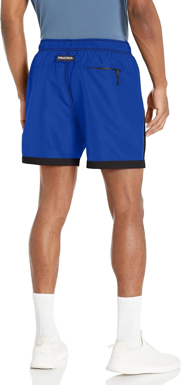 image:imageNautica Mens Nautica Competition Sustainably Crafted 6 Performance ShortTrue Black