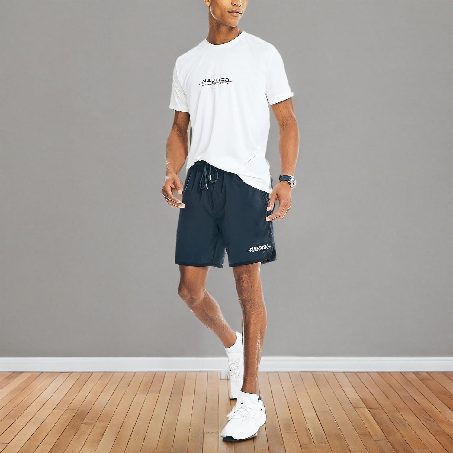 image:imageNautica Mens Nautica Competition Sustainably Crafted Crewneck TShirtBright White