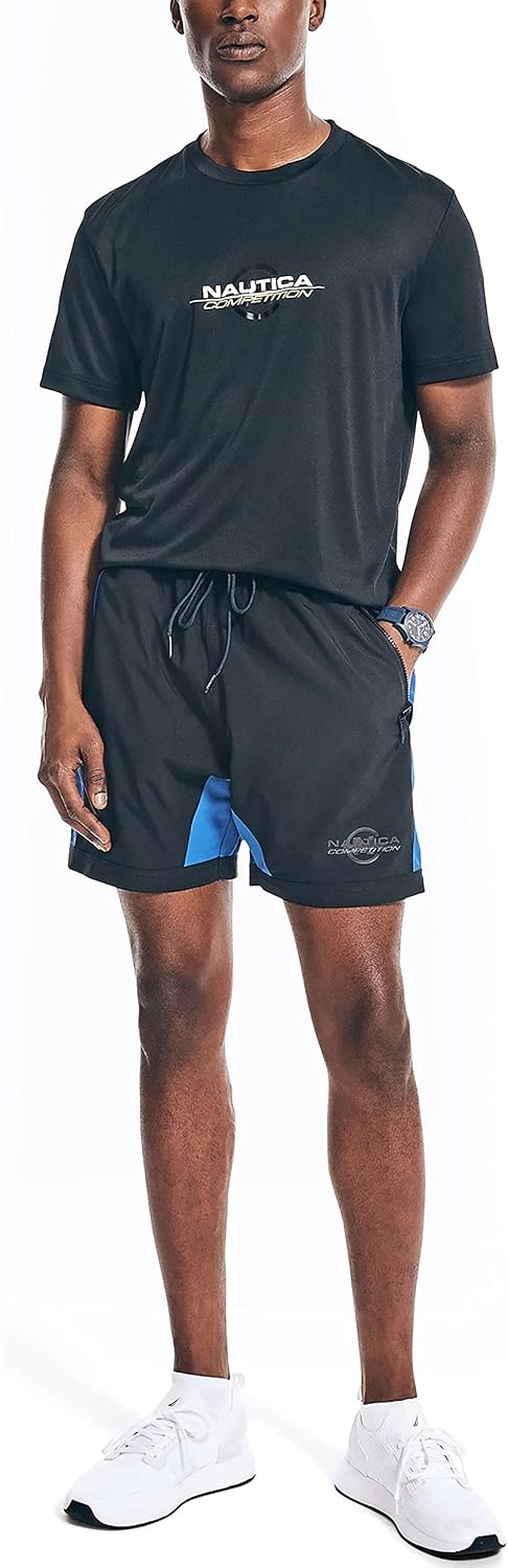 image:imageNautica Mens Nautica Competition Sustainably Crafted Crewneck TShirtTrue Black