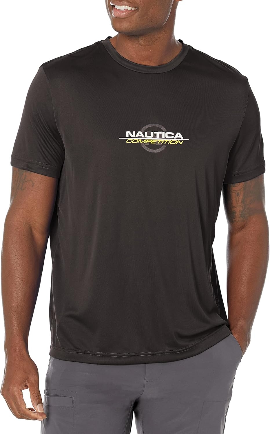 image:imageNautica Mens Nautica Competition Sustainably Crafted Crewneck TShirtTrue Black